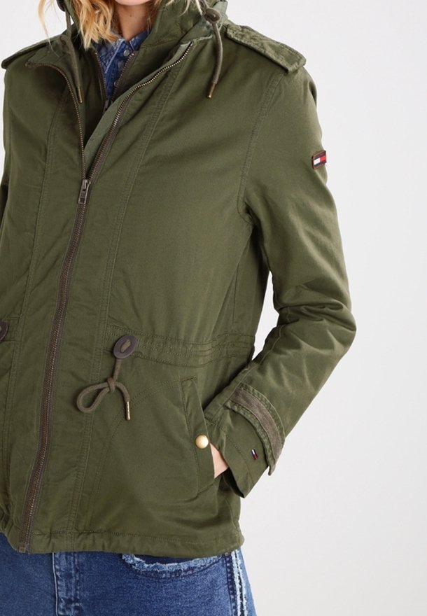 Hilfiger Denim Lichte jas - olive