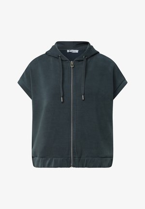 Street One, Sweater met rits - deep bound green