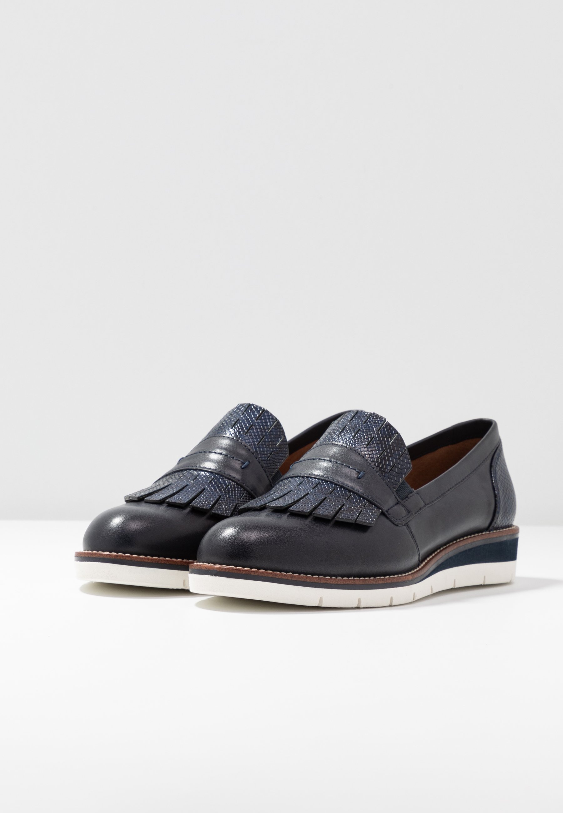 Tamaris SLIP-ON - Slippers - navy Tamaris SLIP-ON - Slippers - navy
