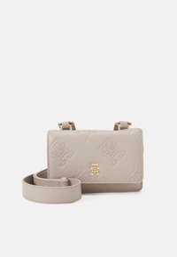 Tommy Hilfiger - REFINED CROSSOVER MONO - Skulderveske - smooth taupe Miniatyrbilde 1