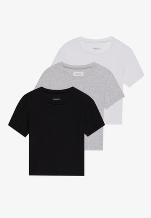 Tip Top Maglietta Donna – Girocollo, Manica Corta, 100% Cotone, Grigio (Taglia M)