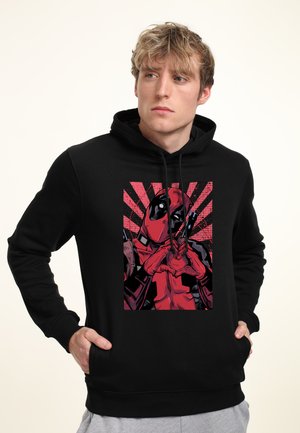 DEADPOOL CLOSE HEART POOL - Felpa con cappuccio - black