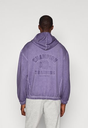 GYM LIFESTYLE FULL ZIP HOODIE  - Cipzáras pulóver - dark purple