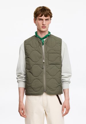 ARKET, ARKET - Veste sans manches - mottled olive
