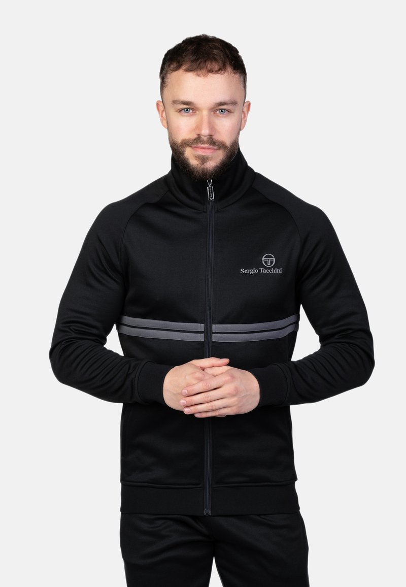 Sergio Tacchini NEW DALLAS - Jakna za treniranje - black quiet shade