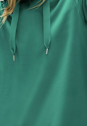 Mikina s kapucí - mottled green