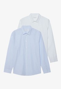2 PACK - Kostymskjorta - light blue/white/white