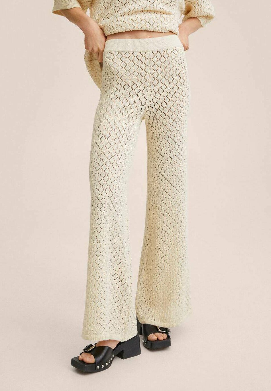 Mango FIGARO - Pantalones - ecru/beige - Zalando.es