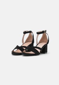 Anna Field Wide Fit LEATHER - Sandálias - black