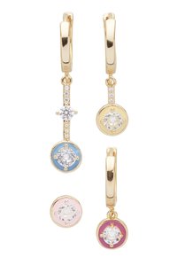 U.S. Polo Assn. KAREN SET - Boucles d'oreilles - yellow gold red light blue white