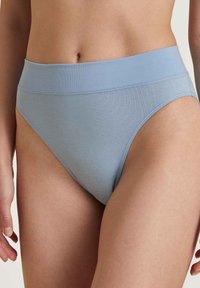 Calida MIT SOFTBUND IM DOPPELPACK HIGH WAIST - Slip - placid blue