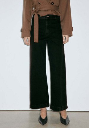 Mango, ADULT - Pernera ancha - black denim