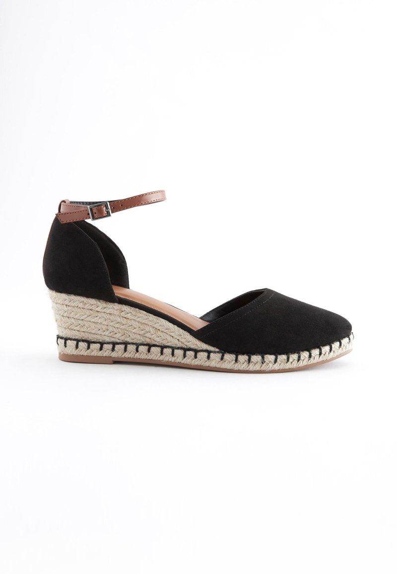 Next FOREVER COMFORTÂ® CLOSED TOE WEDGES - Lodičky na klínu - black