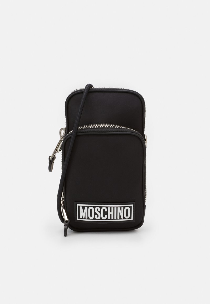 MOSCHINO LABEL UNISEX - Mala a tiracolo - fantasy black