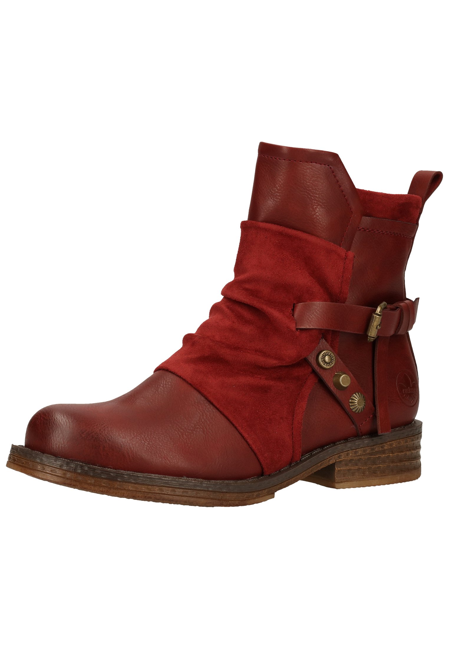 Rieker Korte laarzen - wine/vinaccia/Donkerrood - Zalando.nl