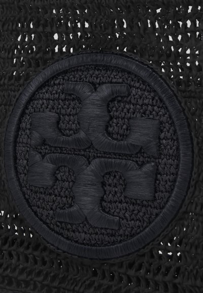 Tory Burch ELLA HAND CROCHETED LARGE TOTE - Shopping bag - black