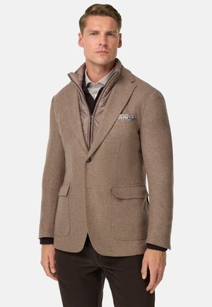 WITH REMOVABLE GILET - Blazer - taupe