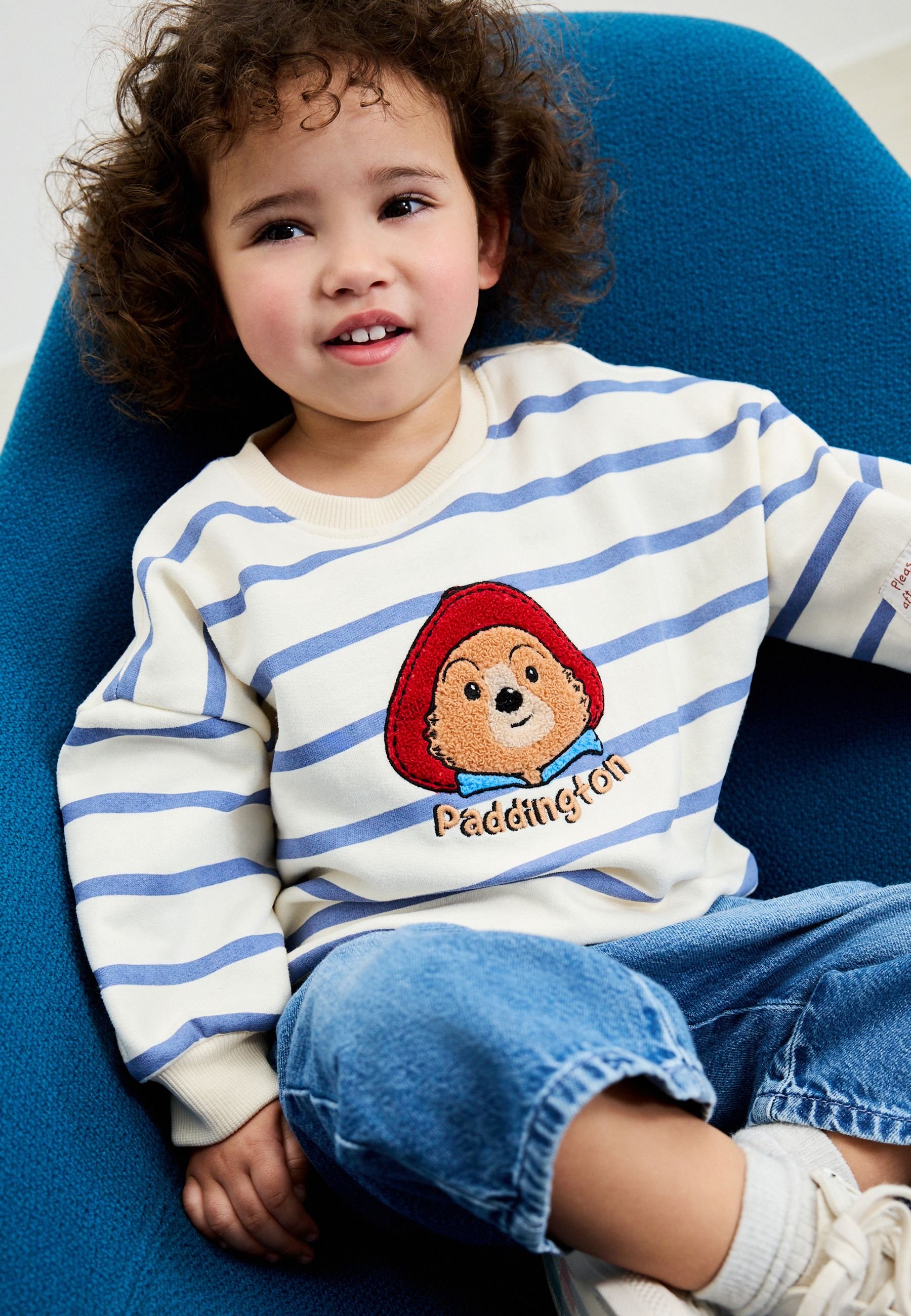 Next Sweatshirt - paddington bear cream stripe/beige - Zalando