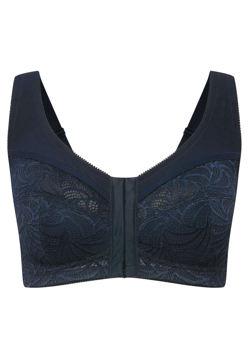 Ulla Popken Confezione Da 2 Bustier Donna - Tinta Unita E Stampa, Scollo Rotondo, Senza Ferretto, Cotone Elasticizzato