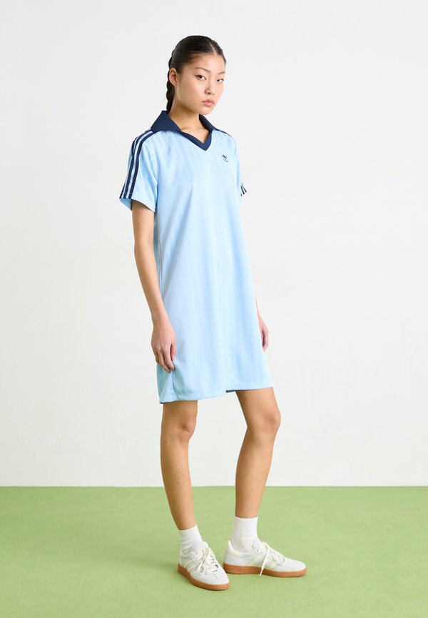 V NECK DRESS - Jersey dress - clear sky3