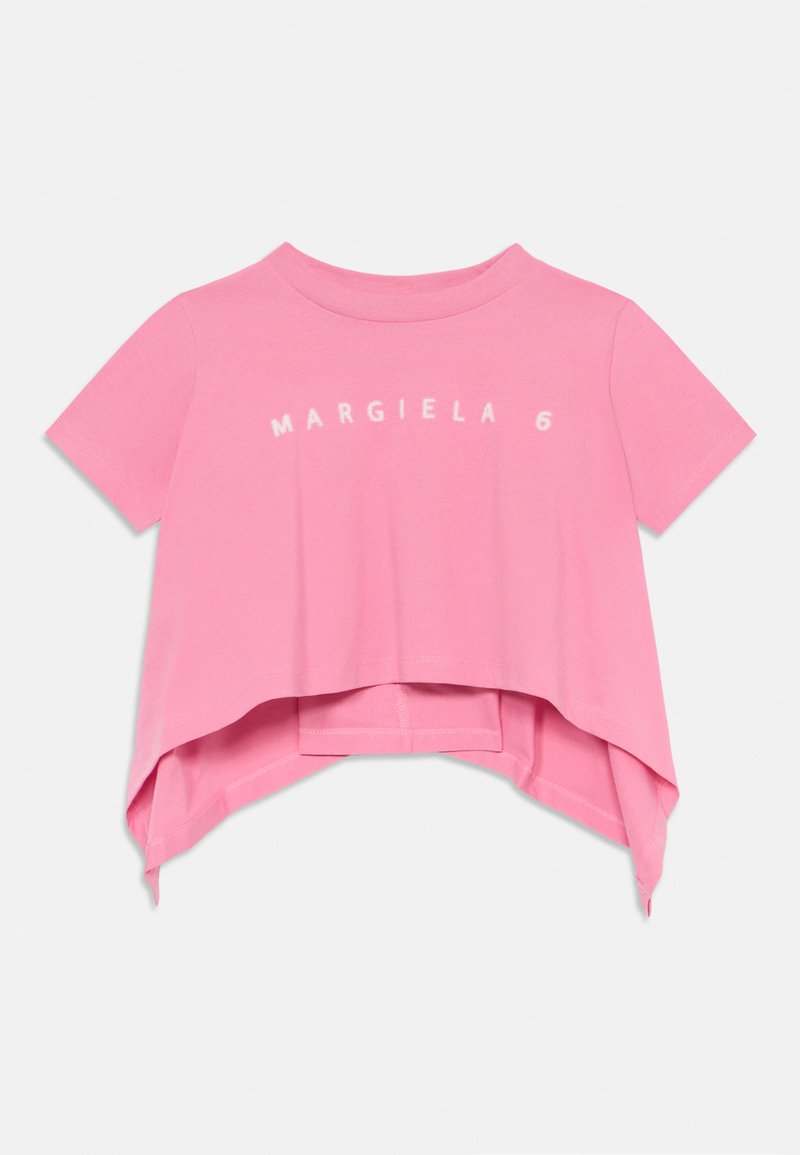 MM6 Maison Margiela T-shirt print donkerroze MM6 Maison Margiela T-shirt print donkerroze