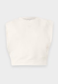 CREW NECK SLEEVELESS - Strukirani kaput - eggnog