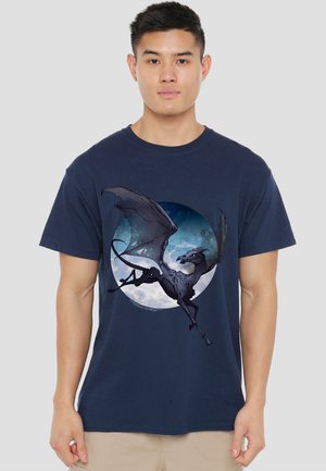Warner Brothers, HARRY POTTER THESTRAL AND MOON - Print T-shirt - dark blue