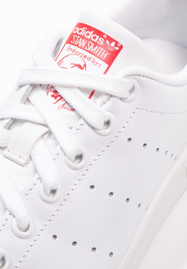 adidas Originals STAN SMITH Sneaker low running white adidas Originals STAN SMITH Sneaker low whitecollegiate red