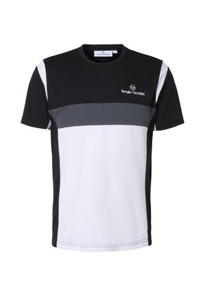 Sergio Tacchini, MUSA PL T-SHIRT - T-shirt imprimé - black white