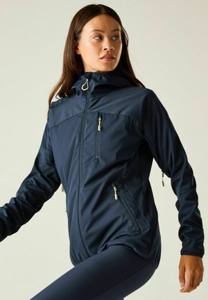 Regatta, REGATTA LEXAN III SOFTSHELL WATERPROOF HOODED JACKET SOFTSHELL JACKETS - Softshelljacke - navy