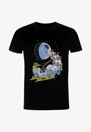 Star Wars STAR WARS: CLASSIC VADER SLEIGH UNISEX - T-shirt con stampa - black