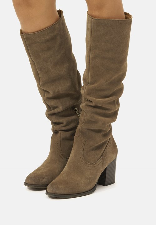 Generisch Bottes Pliantes - Bottes à Talons Hauts - Élégance