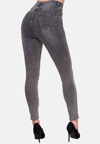 Elara HIGHWAIST - Vaqueros pitillo - grau