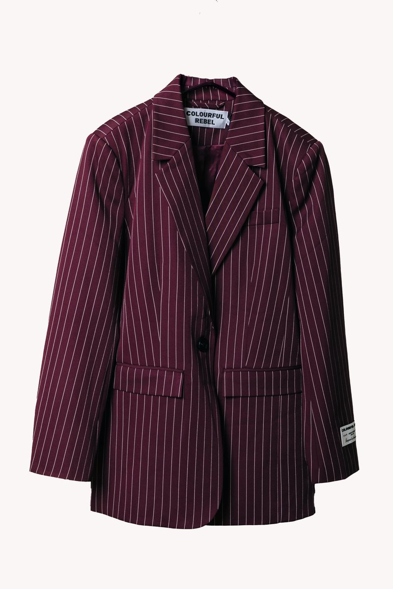 Colourful Rebel JESRA PINSTRIPE SINGLE BREASTED - Manteau court ...