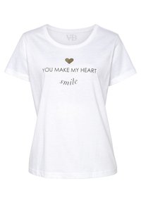 Print T-shirt - ecru