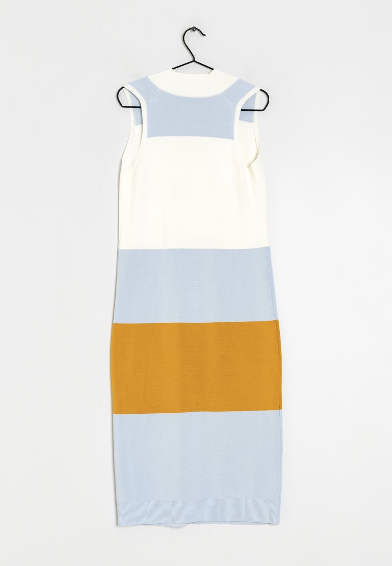 J.CREW Jumper dress - light blue/white/mustard yellow/light blue -  (Pre-owned) - Zalando.ie