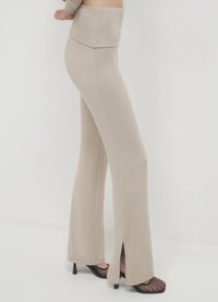 Calliope ZAMPA - Pantalon classique - tortora
