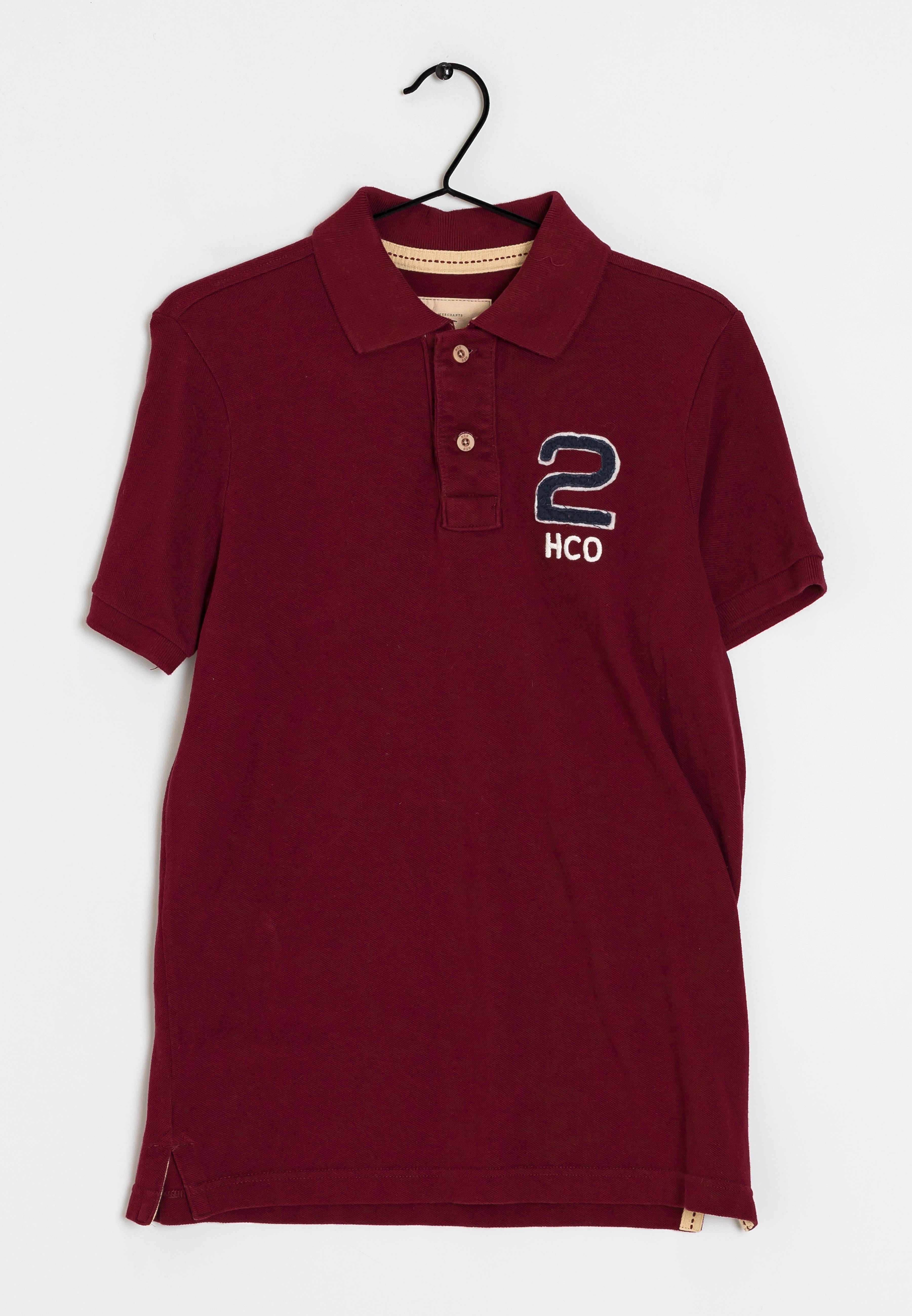 Hollister Co. Polo shirt - red/bordeaux