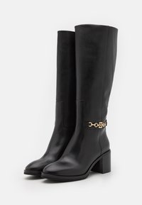 Tommy Hilfiger CHAIN LONG BOOT - Høje støvler/ Støvler - black