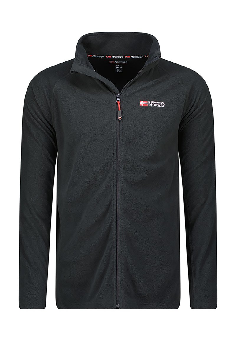 Geo Norway TUG Tröja med dragkedja schwarz/svart Zalando.se