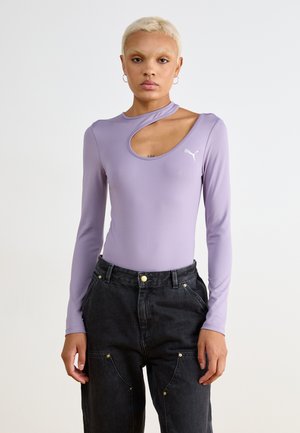 DARE TO GYM - Topper langermet - pale plum