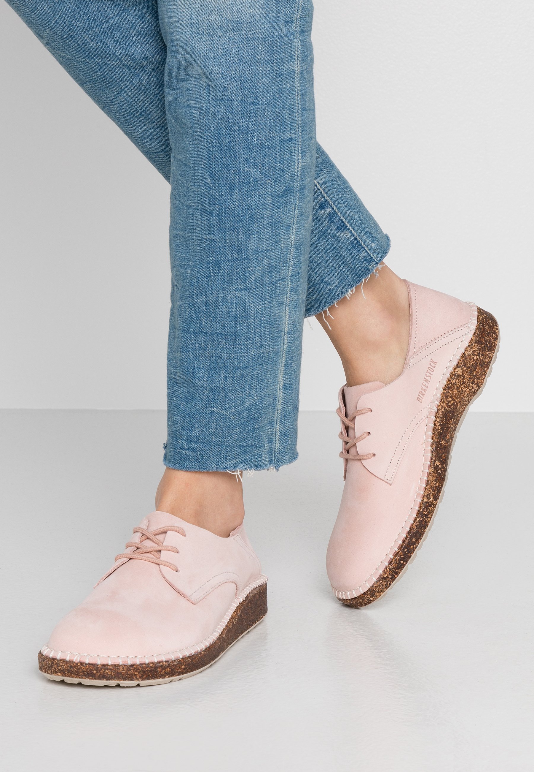 Birkenstock GARY - Casual lace-ups - dusty rose/light pink - Zalando 