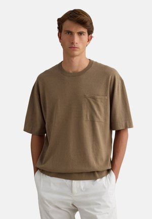 PIOMBO SHORT SLEEVE T SHIRT - T-shirt basic - brown