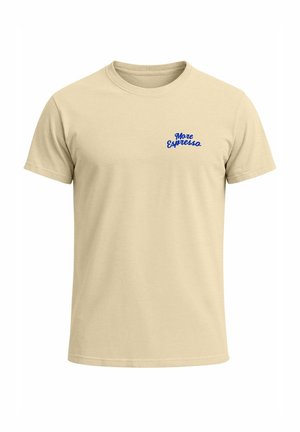 Neverless, BACK MORE ESPRESSO KAFFEELIEBHABER GRAFIK SOMMER - T-Shirt print - natur