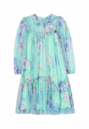 Angel & Rocket REGULAR FIT - BEATRICE MESH FRILL DRESS - Denné šaty - green