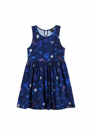 SHORT FLARED FLORAL - Jerseykjole - green