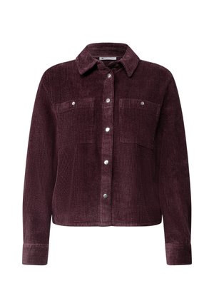 Street One, CORDUROY SHIRT WITH CHEST POCKETS - Chemisier - rustic rouge