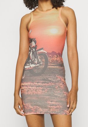 Žerzejové šaty - orange