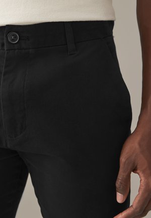 Next 2 PACK SLIM FIT STRETCH - Chino - black dark grey