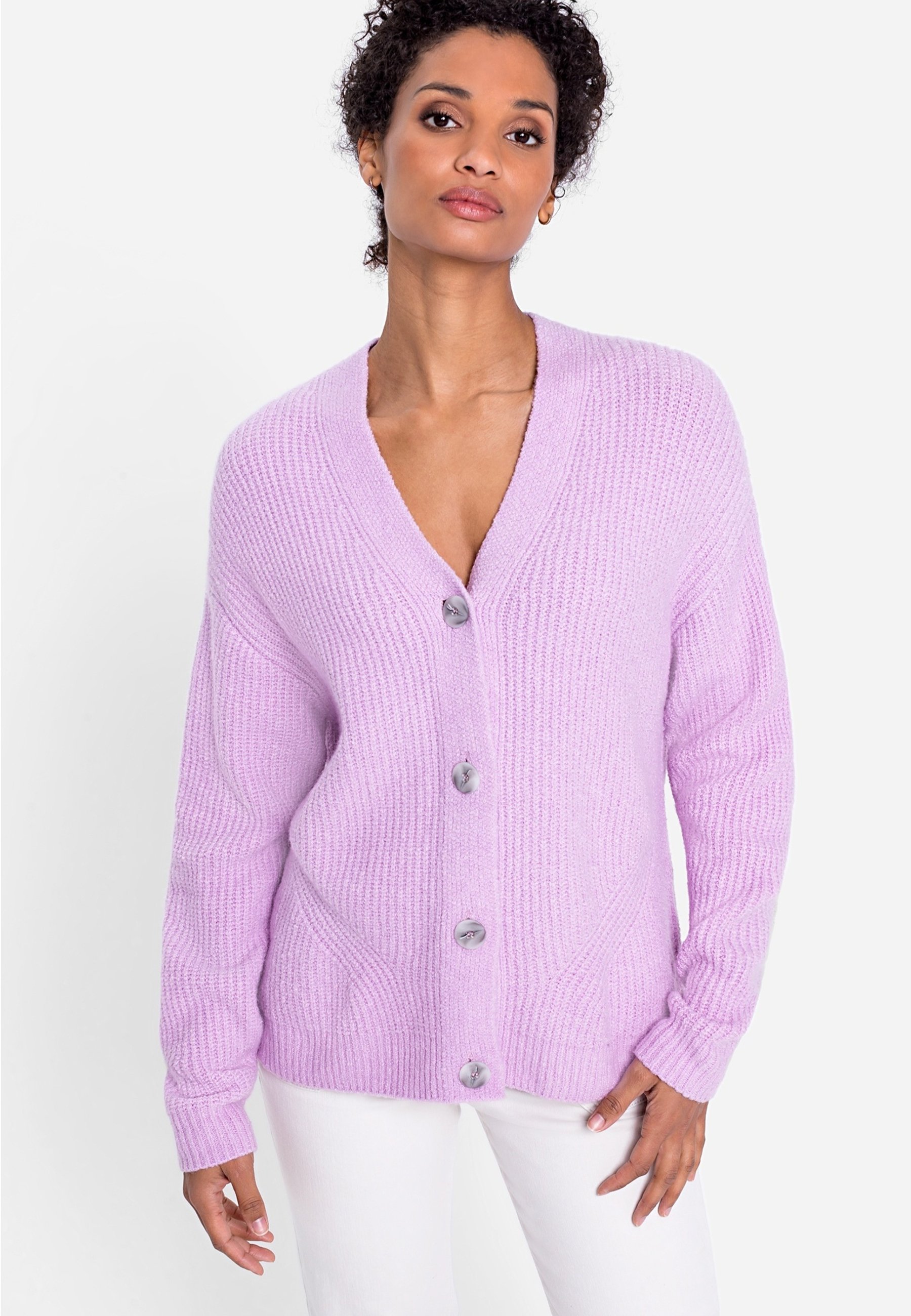 Damen MIT KNOPFLEISTE - Strickjacke Damen MIT KNOPFLEISTE - Strickjacke